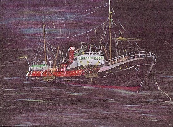 rybacki kontrast pomiędzy latami 50-tymi a teraźniejszością, opowieść o dawnych Ludziach Morza i rybackich parowcach, oraz współczesnym upadku Polskiego Rybołówstwa