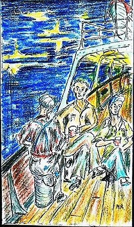 Wspomnienia emerytowanego Rybaka Dalekomorskiego z połowów na łowiskach północy, na wodach Islandii na pokładzie S/T WKRA, Wigilia na morzu