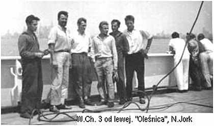 PLO "Oleśnica" - praktyki na drobnicowcu w 1959r.