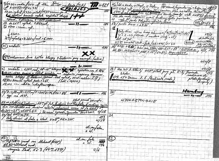 Notatki kapitana statku Kopalnia Zofiówka z rejsu w 1992r
