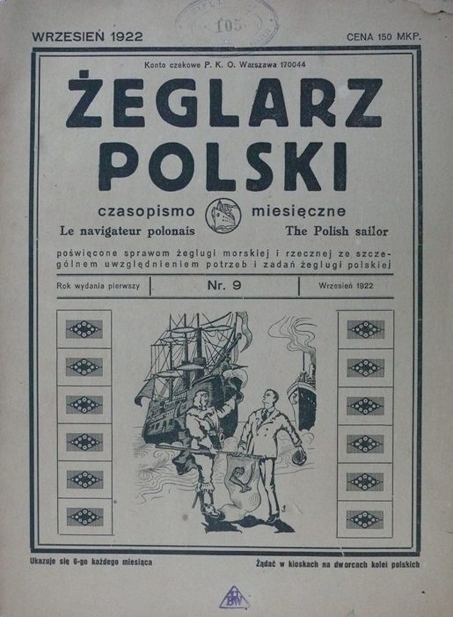 „Żeglarz Polski” numer wrześniowy z 1922 roku