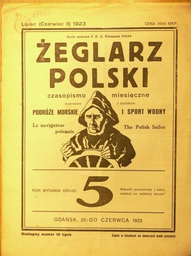 „Żeglarz Polski” numer czerwcowy z 1923 roku