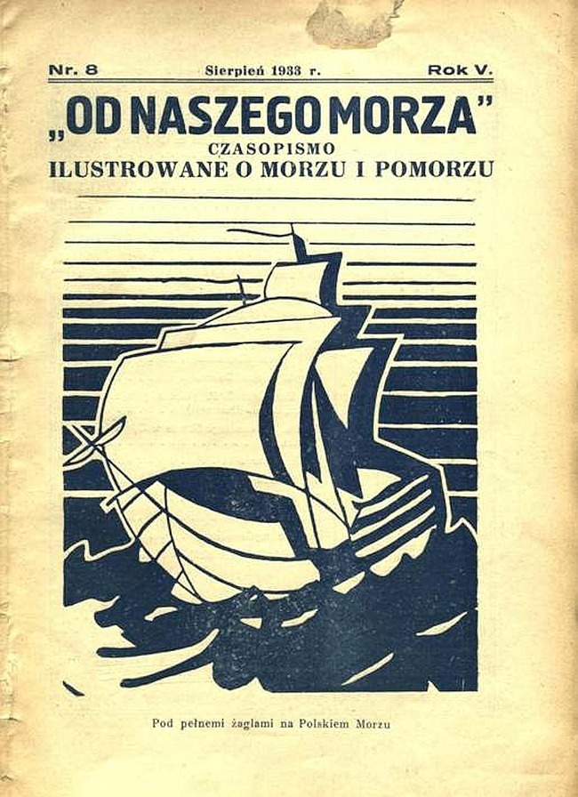 Okładka numeru 8/1933 roku, ostatniego wydania pisma