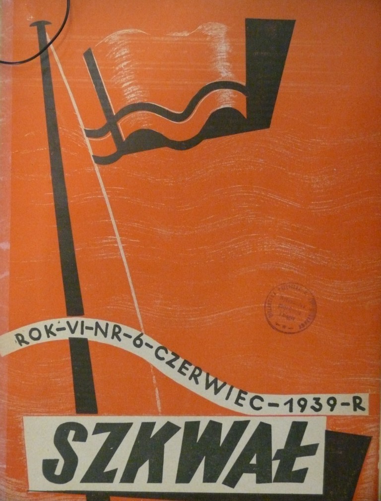 Okładka numeru 6/1939 „Szkwał”, ostatniego wydanego przed wojną