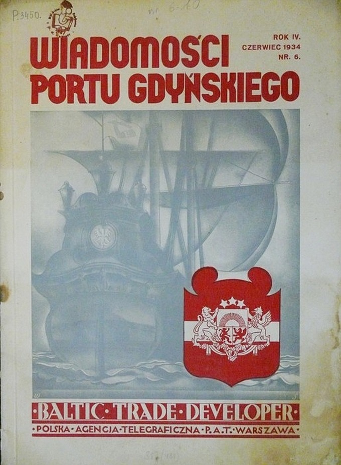 Okładka i strona tytułowa  numeru pisma z 1934 roku, po zmianie formuły wydawniczej oraz wprowadzeniu koloru na okładkę.
