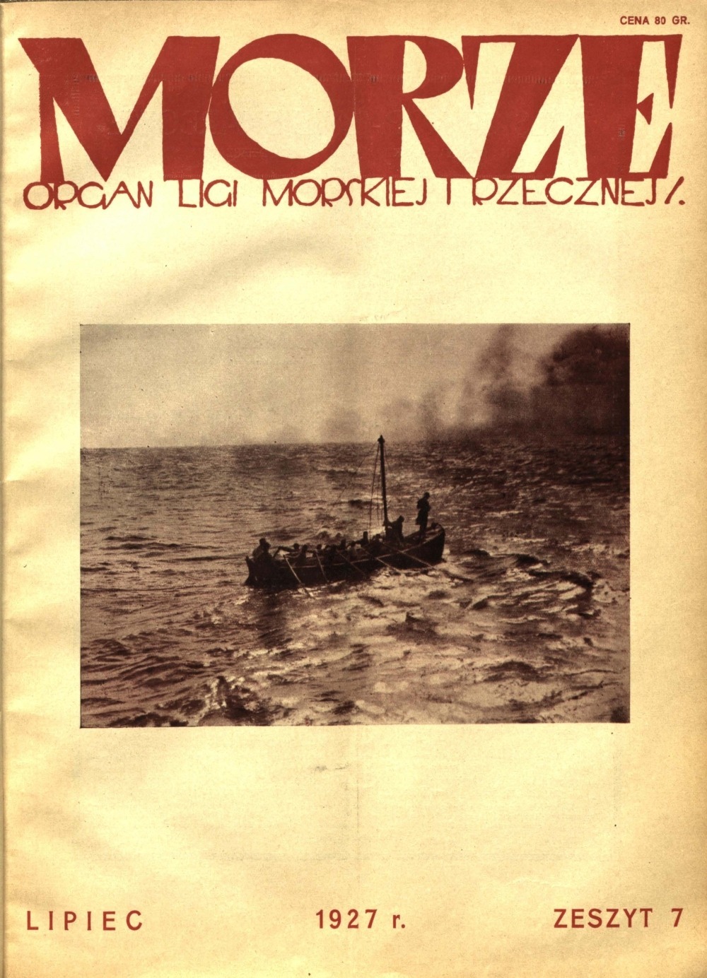 Magazyn "Morze" 1927r.