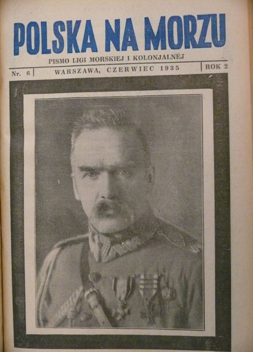 Okładka numeru 6/1935 dedykowana zmarłemu marszałkowi Józefowi  Piłsudskiemu