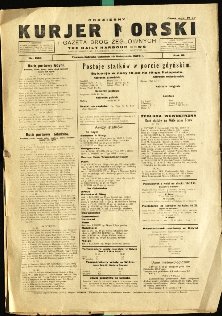 3 wydanie z 10 listopada 1931r.