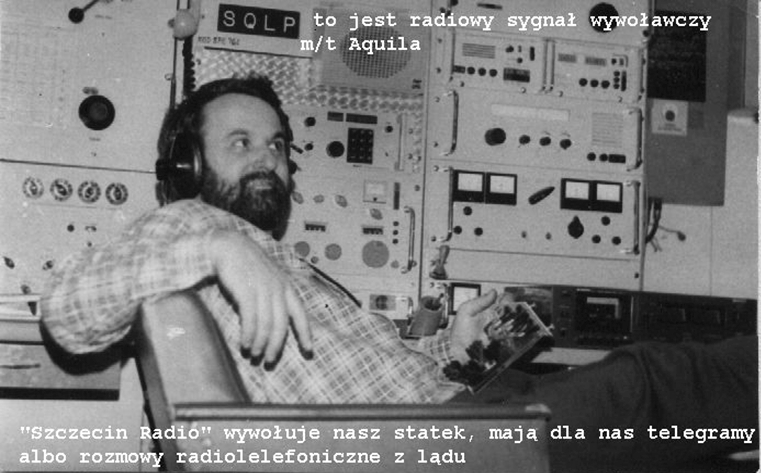 Jan Juliusz Pick w radiostacji mt Aquila